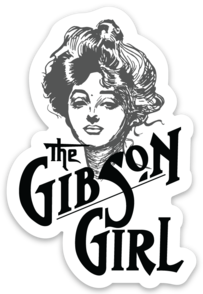 Gibson Girl 2" sticker