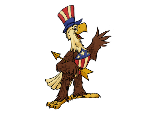 American Eagle 3.5" sticker