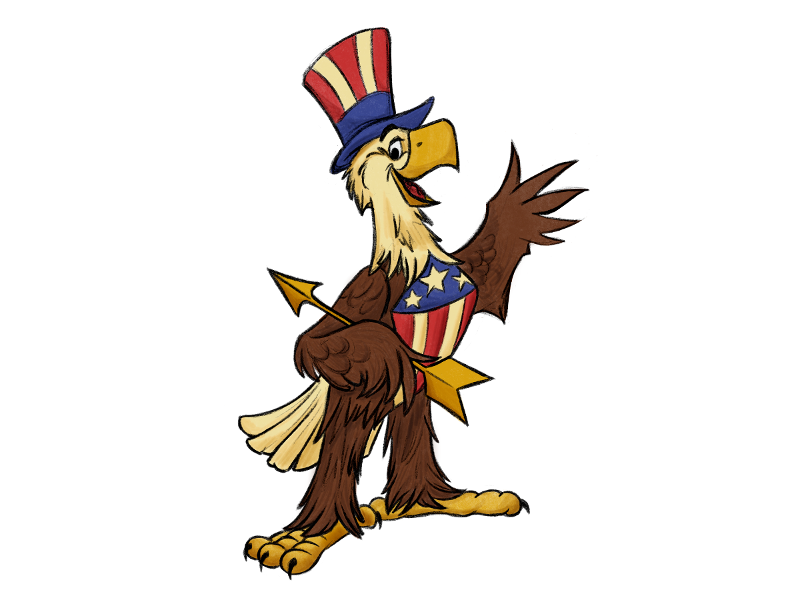 American Eagle 3.5" sticker