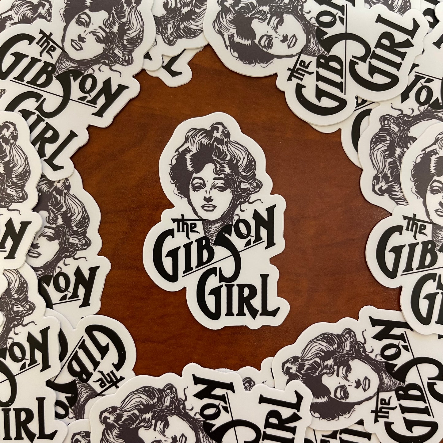 Gibson Girl 2" sticker