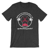 Ya Hockey Puck unisex short sleeve t-shirt
